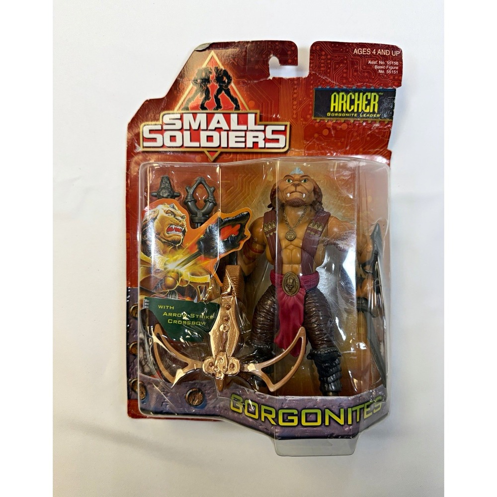 Vintage 1998 Small Soldiers Archer Figure Gorgonite Leader Kenner New Sealed MOC